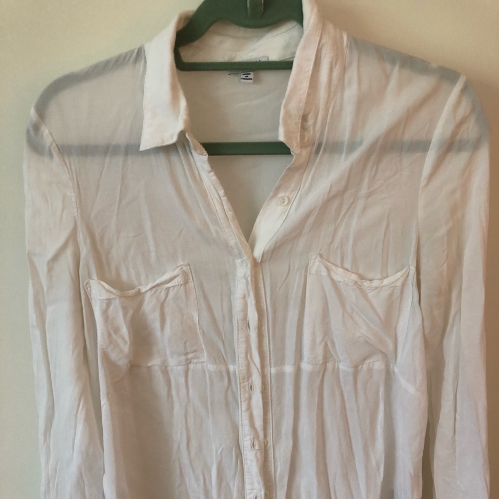 Splendid White Button Down Size Medium - image 2